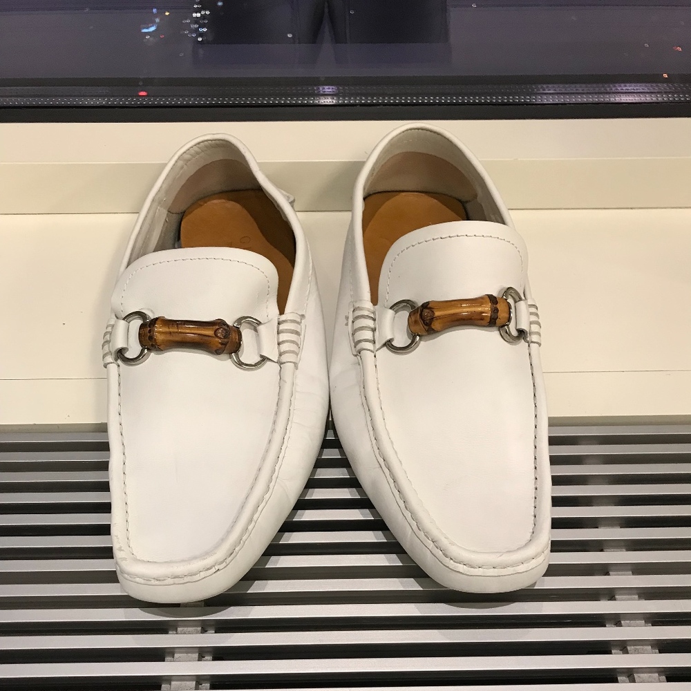 Gucci leather moccasins